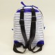 Back Pack Eliza en voile de bateau et cuir